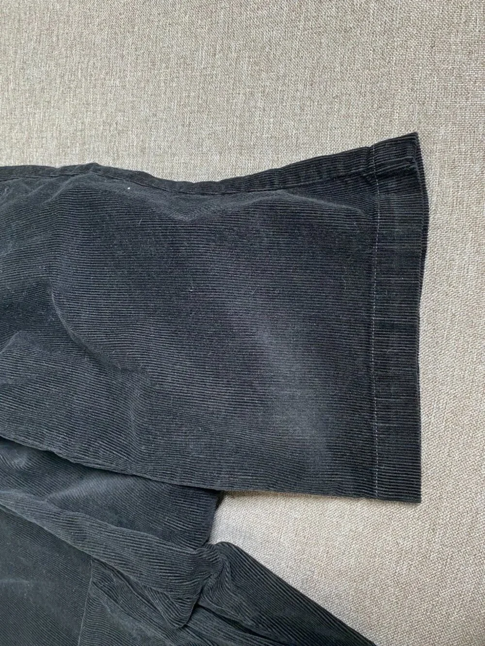 Croft & Barrow Corduroy Dress Pants Men's 40 x 32 High Rise Black Casual